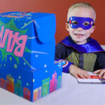 Kid in Super Hero Outfit