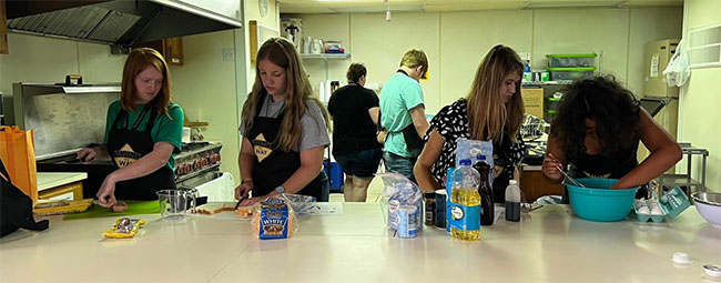 People Working in Kitchen