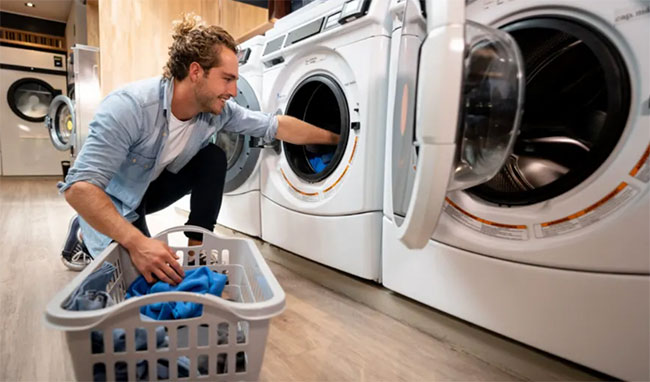 Person Doing Laundry